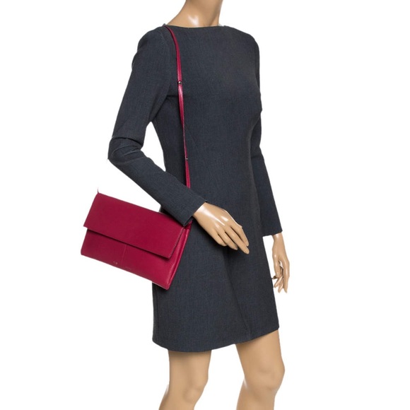 CÉLINE Folded Clutch - Berry - Picture 4 of 12